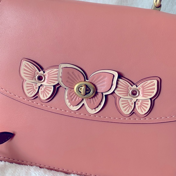 NWT Authentic Coach Calf Leather Parker Satchel Top Handle Bag - Picture 15 of 16